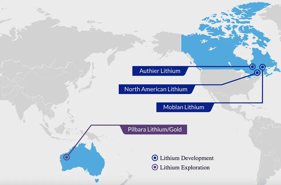 Sayona Mining (ASX:SYA) - Lithium Assets